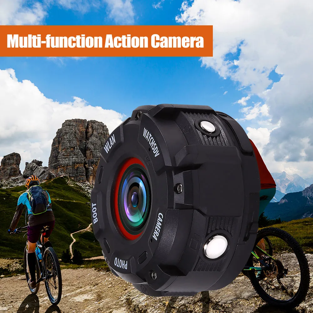 

Blueskysea Waterproof Mini Camera For Car Motorcycle Bicycle DVR Dash Cam HD 1080P Portable Video WIFI Security Camera Wearable