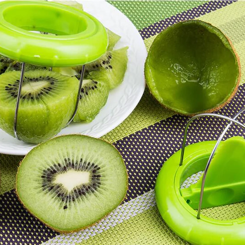 Fruit and Kiwi Peeler Slicer Stainless Steel Peeling Tools Kitchen Gadgets Fruit Salad Cutter