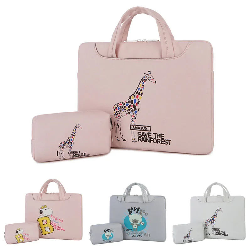 

Laptop Bag For Macbook Air Pro 12 13 14 15 15.6 inch Laptop Sleeve Notebook Case For Xiaomi HP Lenovo Dell Briefcase For Women