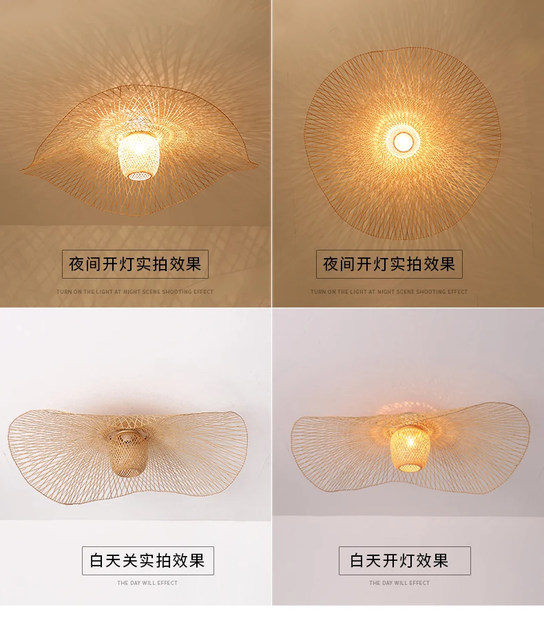 Hee59891a364f47dd82d76fff2f544e14r New Chinese Style Bamboo Pendant Lights Creative Tatami Lights Lamp for Dining Room Restaurant Hanglamp E27 Suspension Luminaire