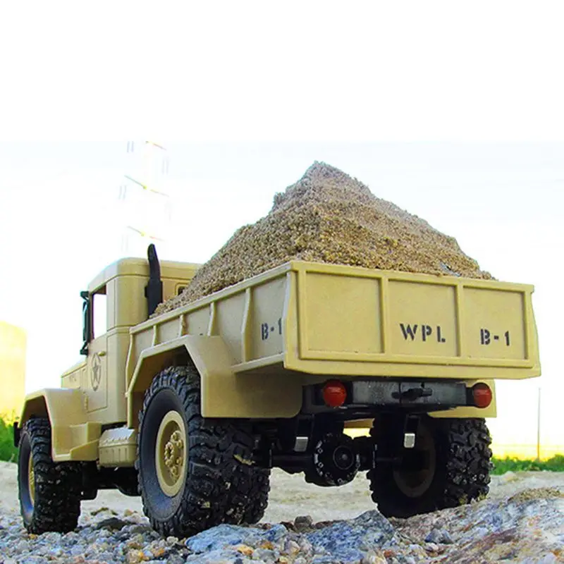 WPL B14 RC автомобиль 1/16 Рок Гусеничный внедорожник 4WD 2,4G военный грузовик автомобиль забавная игрушка K4UE