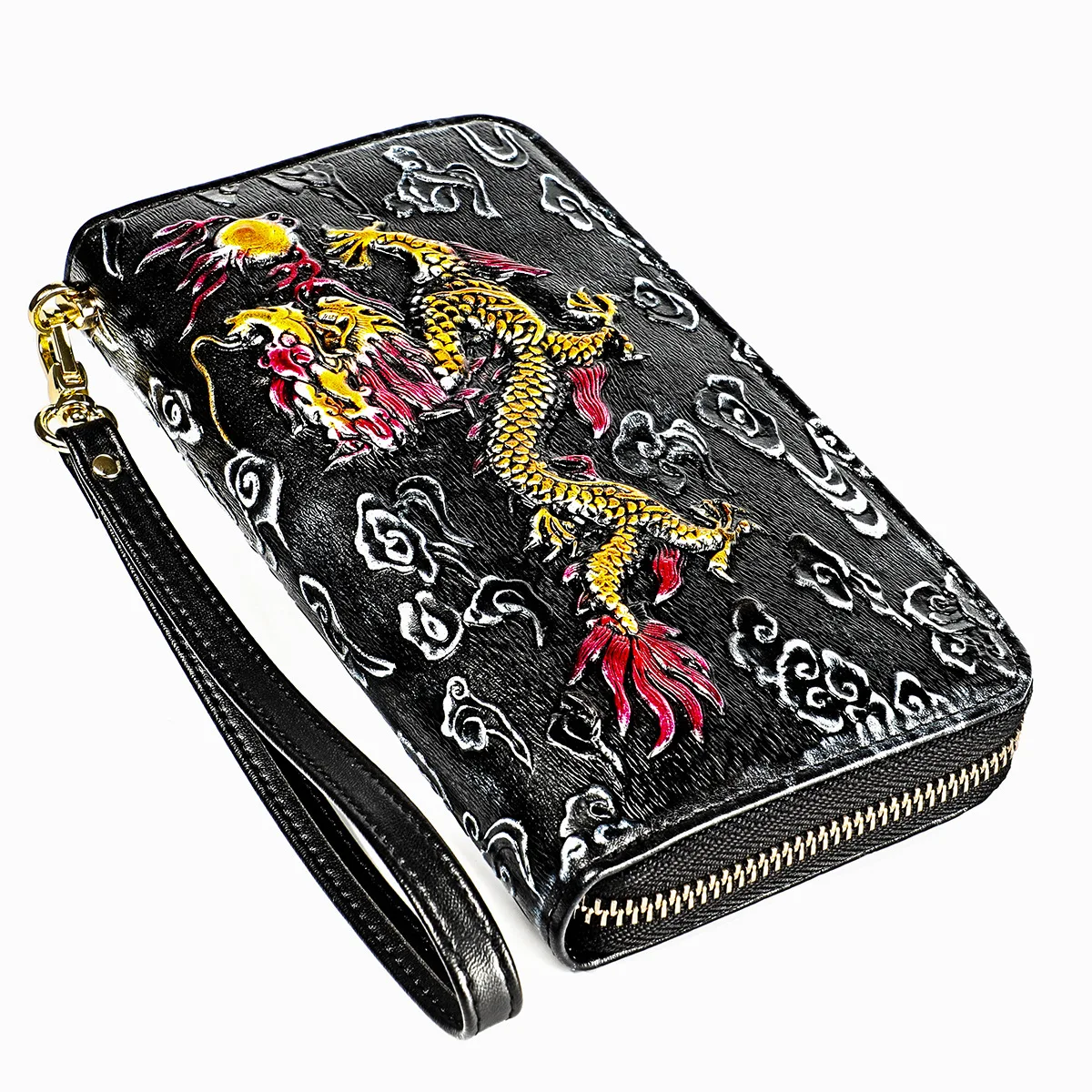 

Creative Innovative Long Male Genuine Leather Luxury Wallets Business RFID Large-capacity Handbag Imposing Manner Cowhide Purses