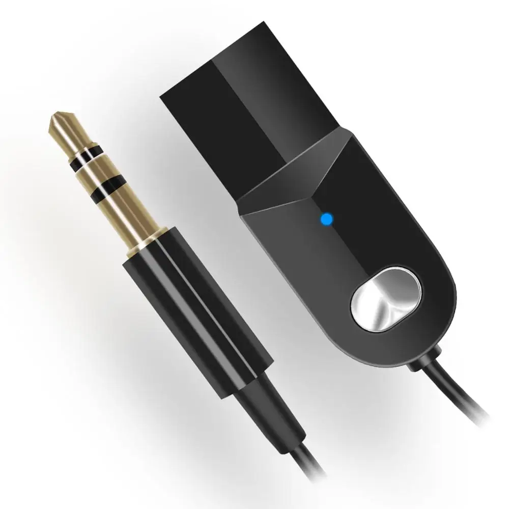 Wireless Bluetooth 5 0 Car Audio Receiver Adapter Handsfree Car Kit AUX USB Bluetooth Music Adapter for Headphone Stereo Speaker
