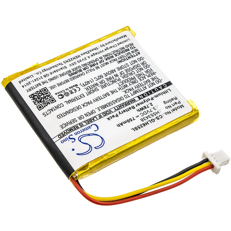 Cameron Sino для GlobalSat H553438 GH625XT 750 мАч/2.78Wh