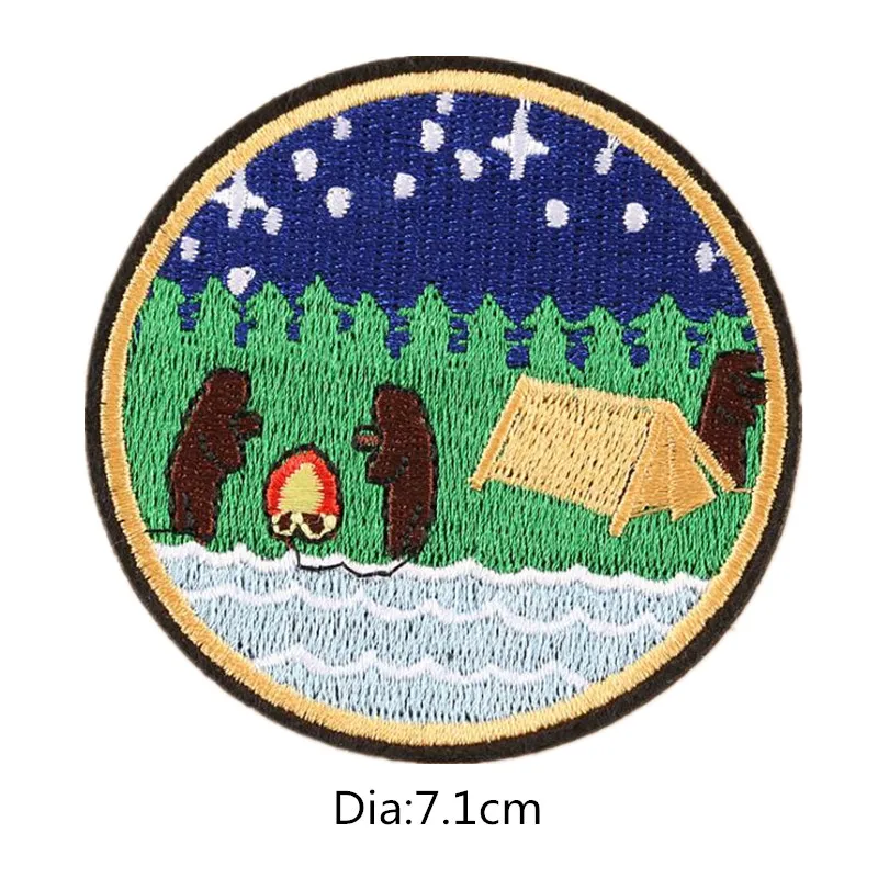 

Cartoon Iron on patch Embroidered clothes patches For clothing Kids Umbreon Iron on the patch Stickers Garment