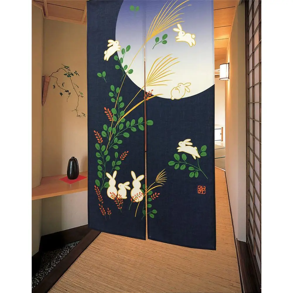 80*150 см японская стильная ткань для занавесок печать занавесок s для двери и украшения на окна для дома Защита от солнца ветер и пыль