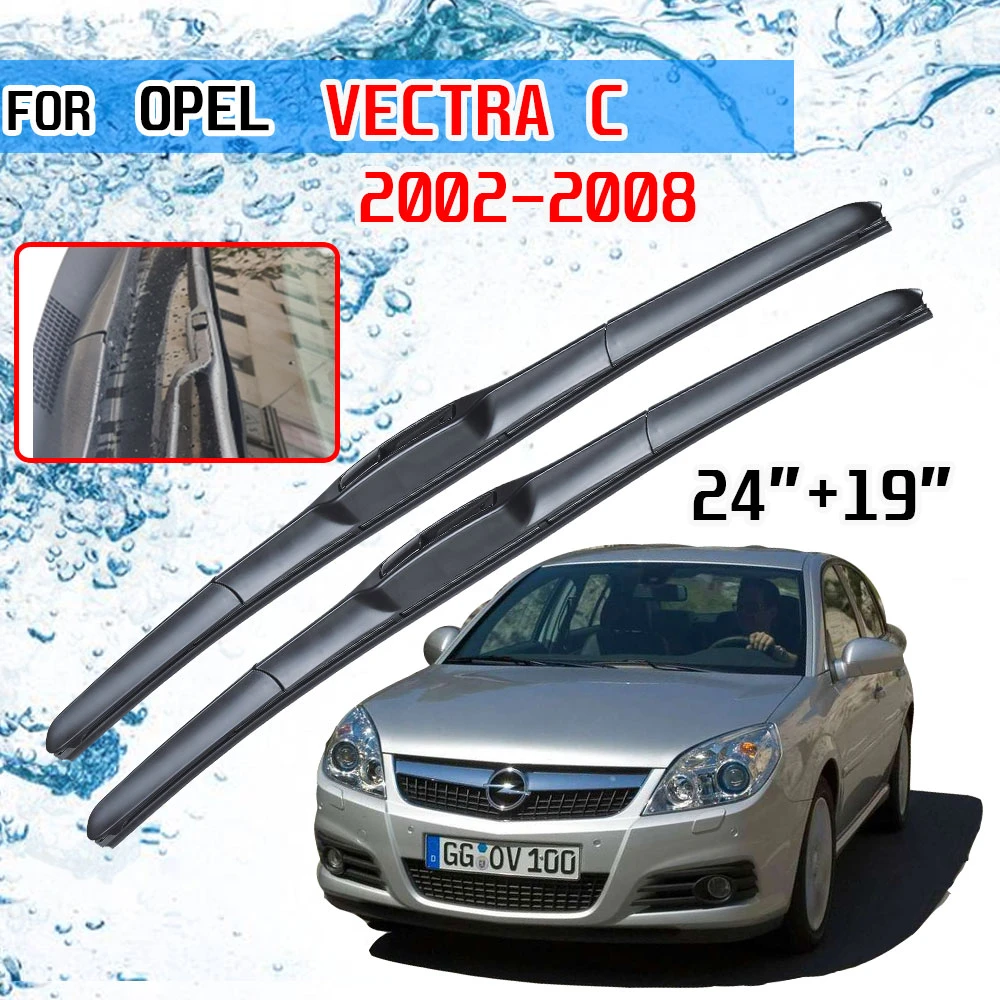 de limpiaparabrisas delanteras de coche, accesorios para Vauxhall Opel Vectra C 2002 2003 2004 2005 2006 2007 gancho J| Limpiaparabrisas| -
