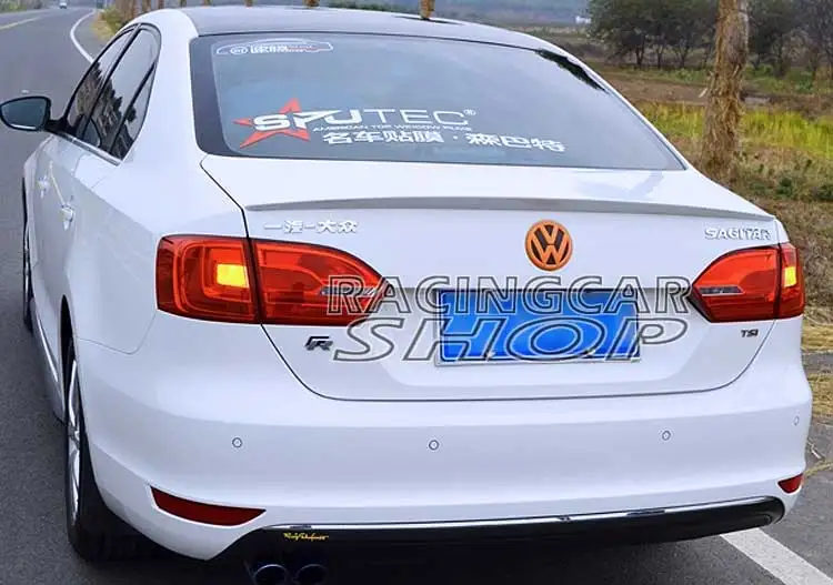 P style Trunk Boot Spoiler Wing Lip Fit For VW Jetta A6 MK6 GLI 2011-2013
