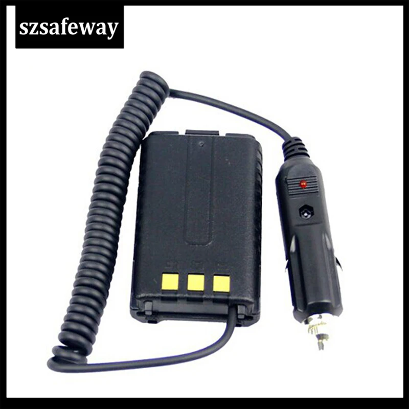 Two Way Radio Battery Eliminator Car Charger For Baofeng UV-5R UV 5R Free Shipping