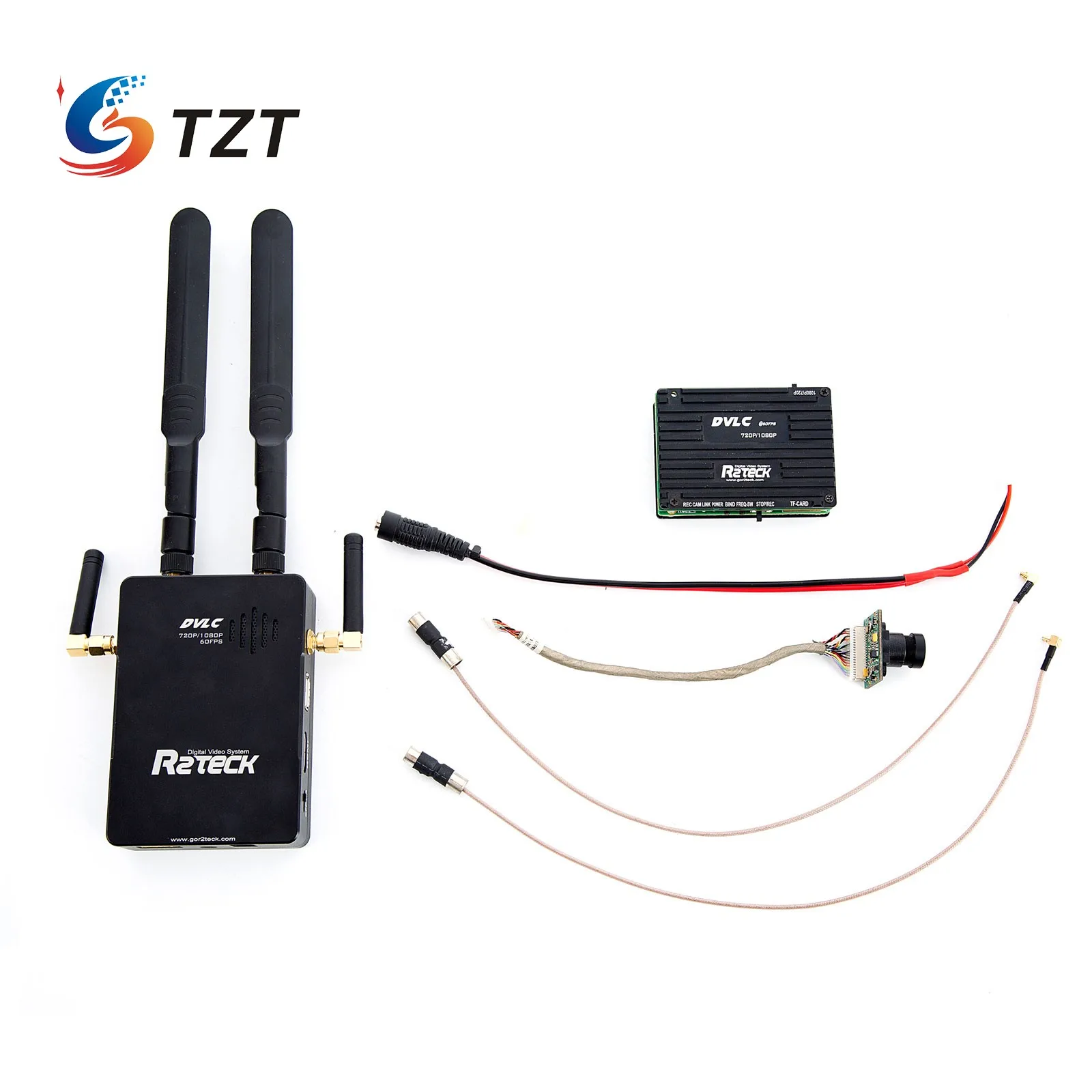 Цифровая беспроводная передача видео TZT R2Teck DVLC 1080P HD 1080P/720P с регулируемой