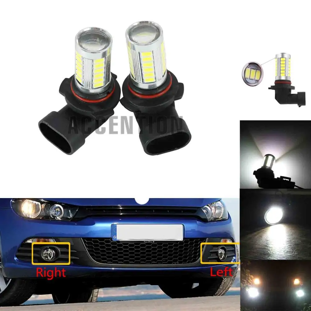For VW Scirocco 2009 2010 2011 2012 2013 2014 Front Bumper LED Fog Lamp Light Bulbs | Автомобили и мотоциклы