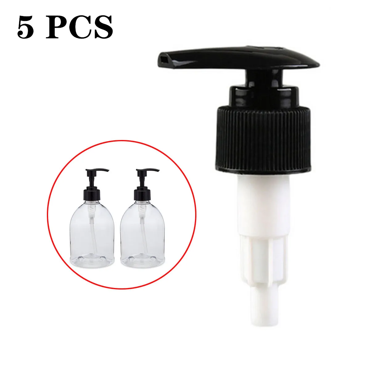 5 Pcs Plastic Bottle Pump Dispenser Head Lotion Travel For Shampoo Hand Soap Bottles Accessories | Красота и здоровье