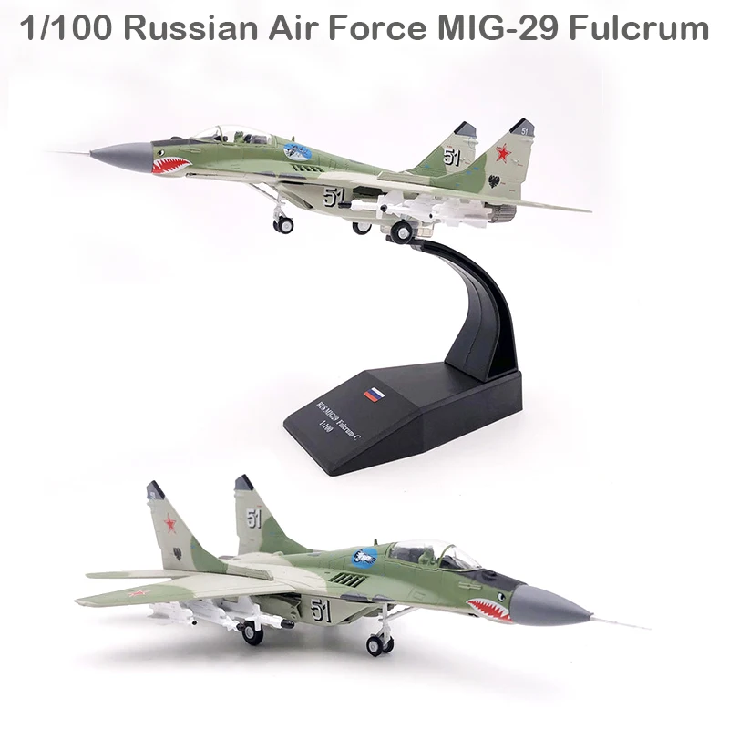Специальное предложение 1/100 российский ВВС MIG 29 Fulcrum fighter коллекция моделей