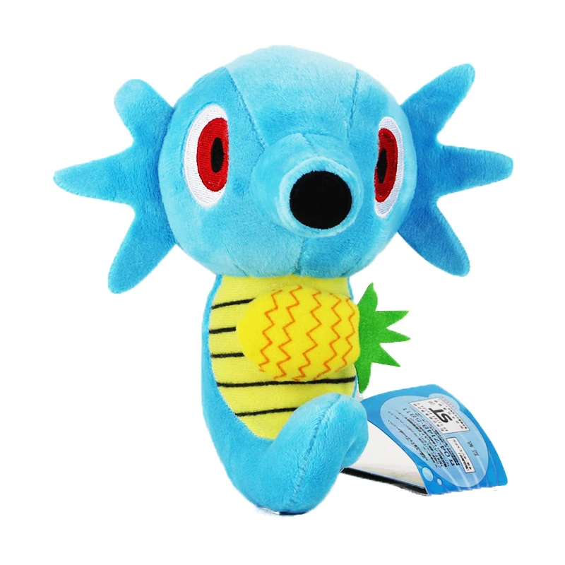 17 см аниме плюшевая игрушка для питомца Horsea Seahorse мягкие куклы подарок для детей