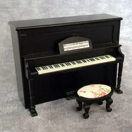 1/12 весы вертикально пианино рамка приборной панели сцена Diorama кукольный домик Изысканная мебель аксессуары для кукол Миниатюрная модель