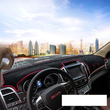 

lsrtw2017 Car Dashboard Cover Mats Avoid Light Pad Instrument Desk Carpets for great wall haval h9 2015 2016 2017 2018 2019 2020