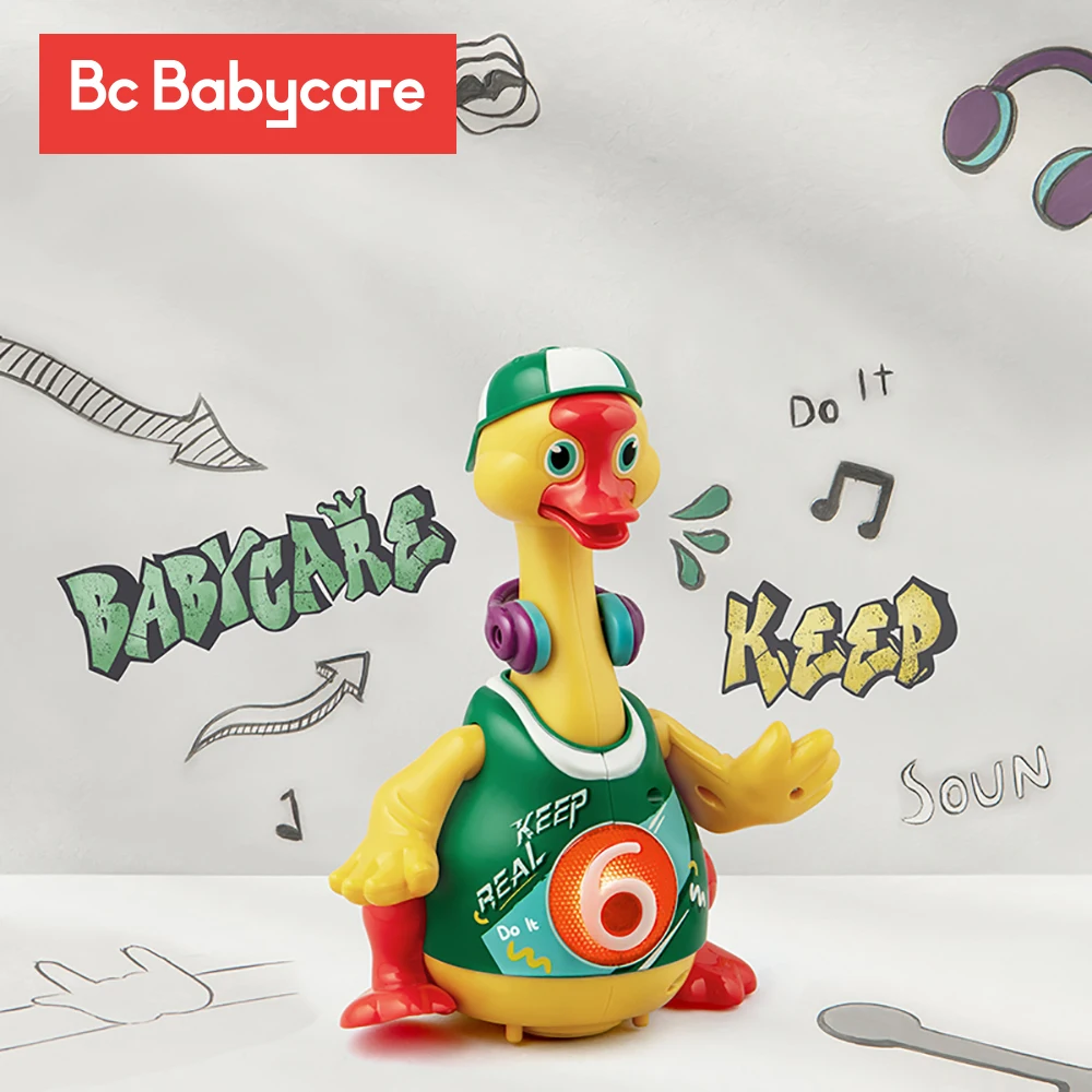 bc-babycare-bebe-danca-cantar-pato-falando-inteligente-movel-hip-hop-balanco-ganso-brinquedos-chocalhos-musica-educacional-brinquedo-eletronico