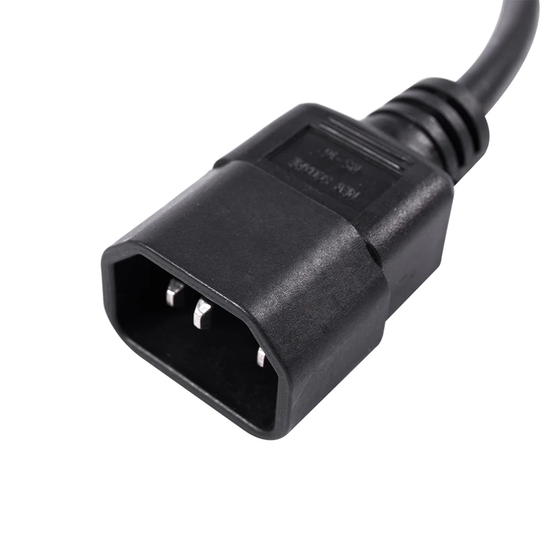 IEC 320 C14 штекер в Европейский CEE7 3pin гнездо, C14 в ЕС PDU UPS кабель 0,5