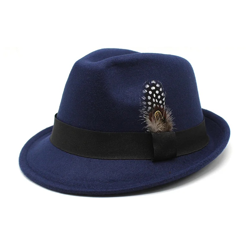 Whinter Wool Vintage Trilby Felt Fedora 