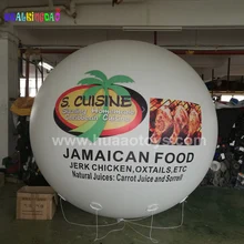 Бесплатный Логотип 2 м ПВХ надувной Гелиевый шар небо воздушный шар летающий шар для рекламного продвижения события