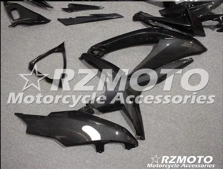 Мотоциклетный обтекатель abs комплект для SUZUKI GSXR600 750 K8 2008-2010 углеродное волокно узор переводная вода печать Магазин № 0128