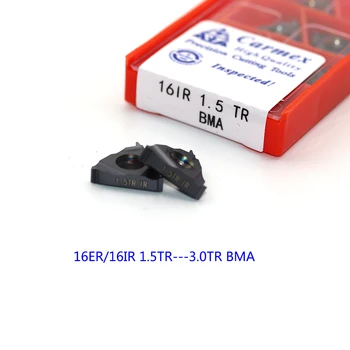 

16ER 16IR 1.5TR 2TR 3TR BMA Carmex CNC Threaded Carbide Inserts Lathe Threading Blade Tool
