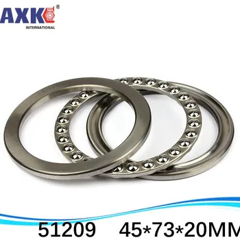 

2pcs free shipping Axial Ball Thrust Bearing 51209 45*73*20 mm Plane thrust ball bearing