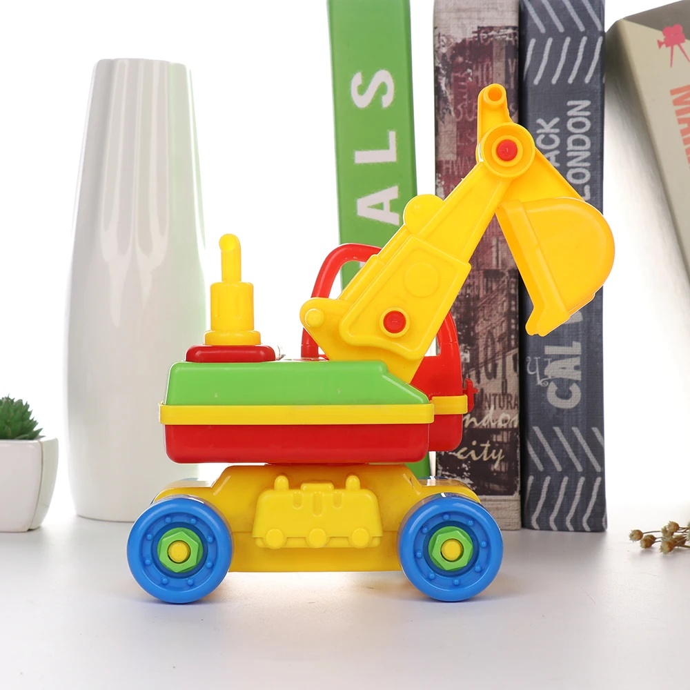 DIY Disassembly Assembly Classic Car Excavation truck Machinery Toys gift Educational Toys For Children Baby
