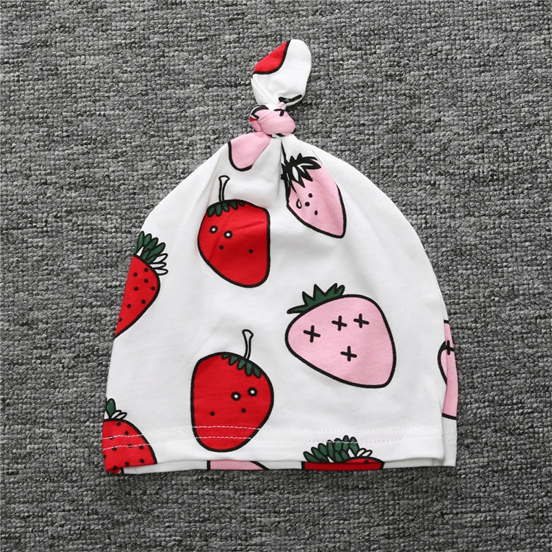 

Baby Kids Hats Newborn Cartoon Fox Print Photography Props Toddler Infant Autumn Spring Soft Cotton Boy Girl Hat Caps 0-3 Years