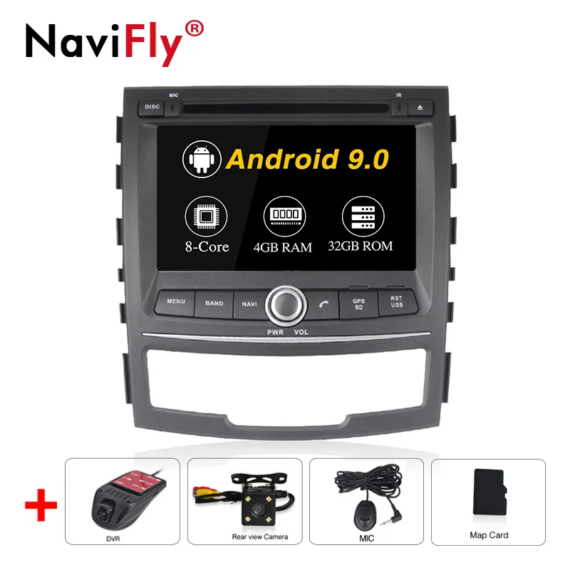 PX5 8Core Android 9,0 4+ 32G Автомобильный мультимедийный dvd-плеер gps навигации для SSANGYONG KORANDO 2011 2012 2013 автомобиля Радио RDS Wi-Fi - Цвет: 8Core Camera DVR