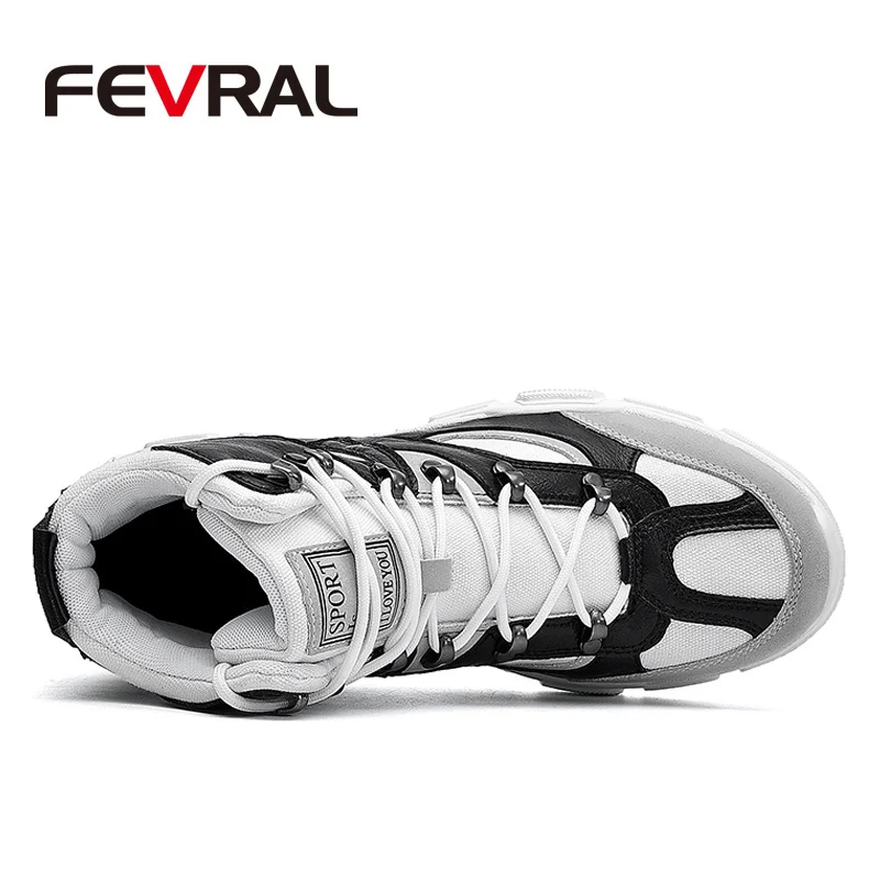 FEVRAL/сезон осень-зима; мужские ботинки; Новинка года; модная Уличная Повседневная обувь; Высококачественная Мужская обувь; мужские водонепроницаемые Брендовые ботильоны