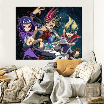 

[Self-Adhesive] 3D Yu Gi Oh 142 Japan Anime Wall Stickers Mural Decal Wall Murals AJ WALLPAPER Belly
