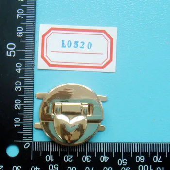 

10 sets/lot round Shape High Quality Twist Turn Lock Clasp Closure Women Handbag Bag Parts Purse Hardware Accessories DIY L0520