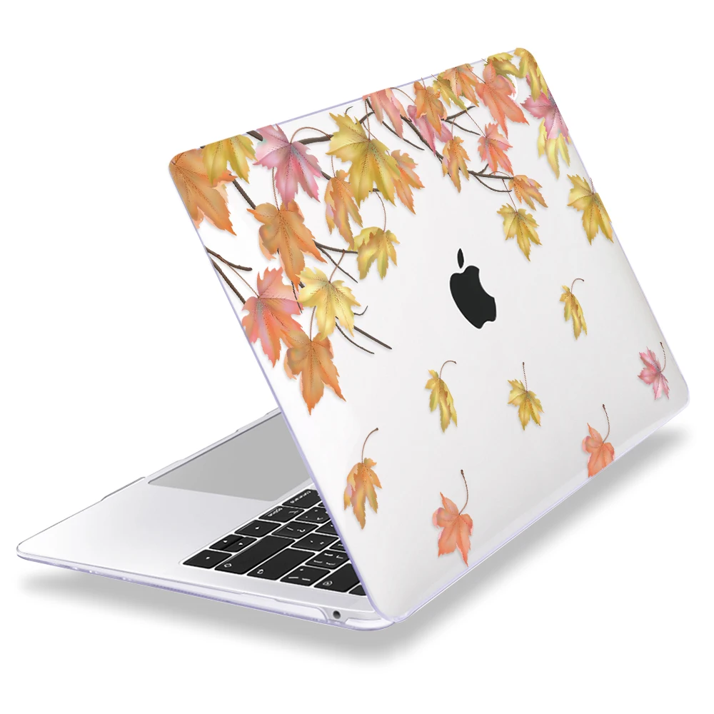 Redlai красочный Цветочный принт Узор Жесткий чехол для Macbook Pro 13 16 дюймов с сенсорной панелью Air 13 A1932 A1989 A1990 Air 11 12 - Цвет: Z323