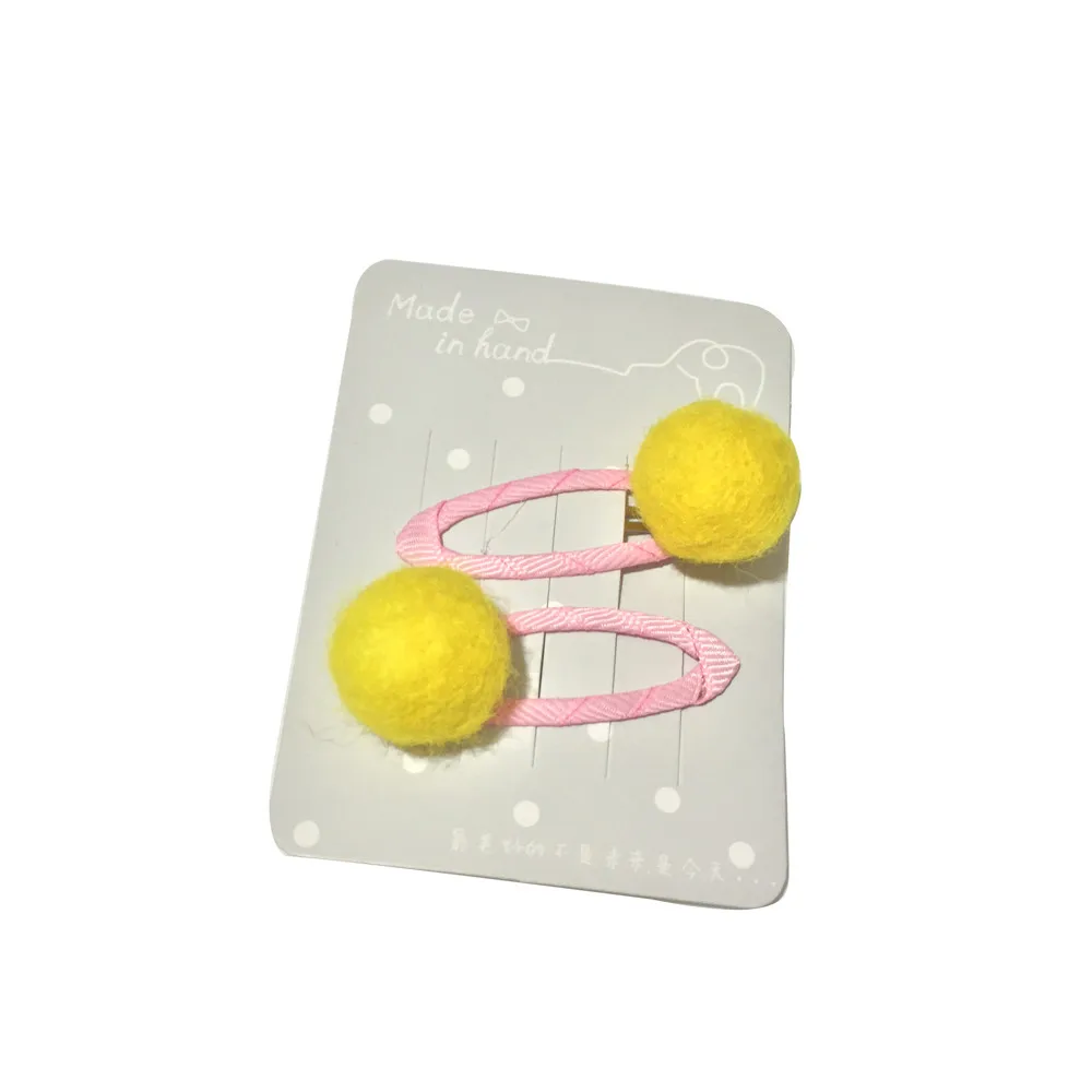 2Pcs Kids Infant Hairpin Baby Girl Hair Clips Girls Candy Colors Princess Hair Clip Set Infantil Girl Headwear Baby 