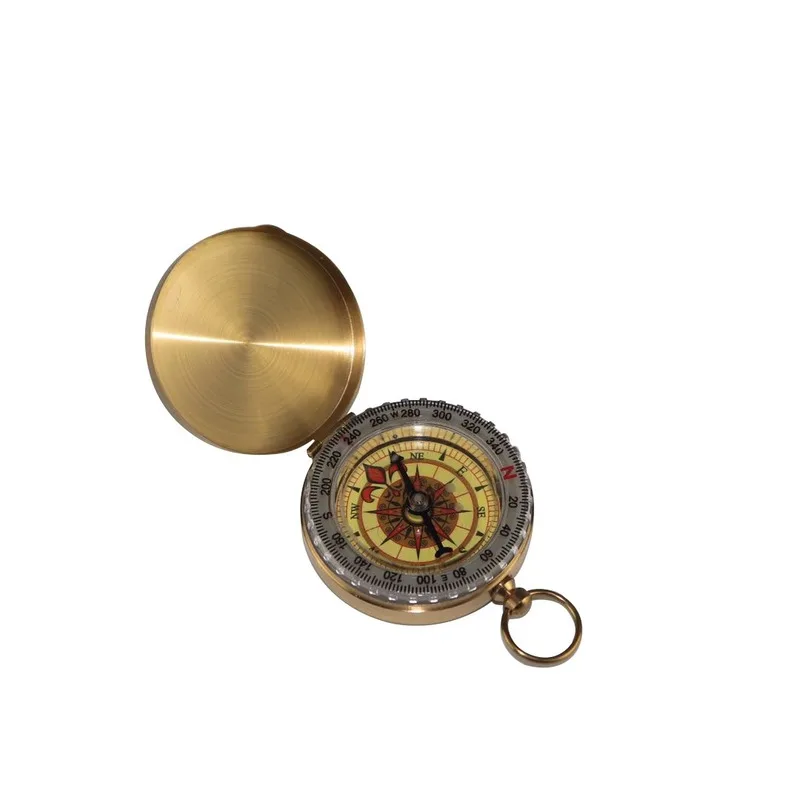 Mini Portable Pocket Compass for Outdoor Sports Camping Hiking Navigation Black