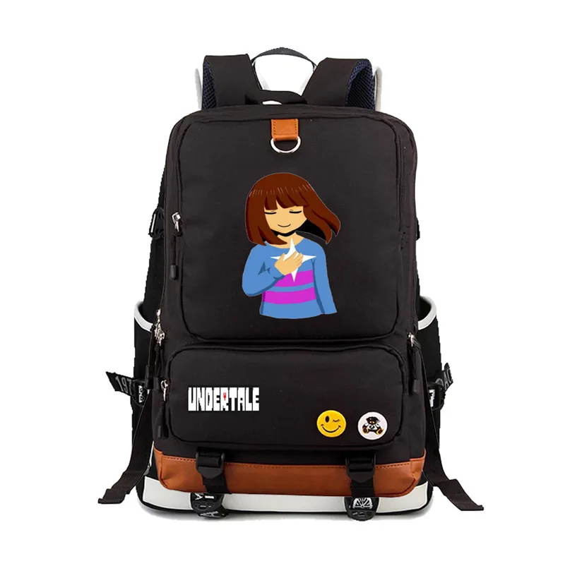 Игра «Undertale» Frisk/Toriel/Sans pixel скелет печати женский рюкзак холщовые Школьные Сумки Подростков мужчин женщин ноутбук рюкзак - Цвет: 28