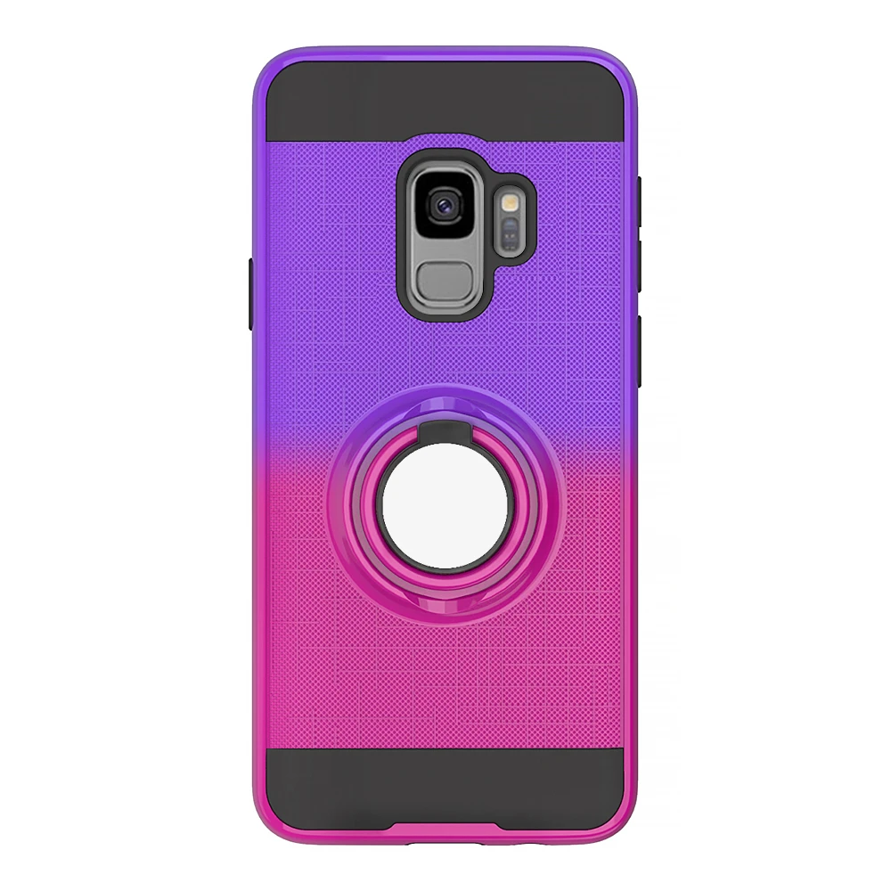 Модные градиентные цветные Чехлы для samsung Galaxy S9 A70 M30 A20E A90 M20 Ультратонкий Мягкий ТПУ+ Жесткий ПК Защитный чехол для телефона