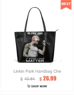 Linkin Park Сумочка, Честерз Беннингтон, сумки с верхней ручкой, большая емкость, Высококачественная кожаная сумка-тоут, свадебные женские сумки