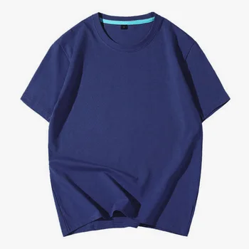 

2018 summer men's short-sleeved T-shirt letter crane crane loose large size t-shirt shirt brand men's clothing