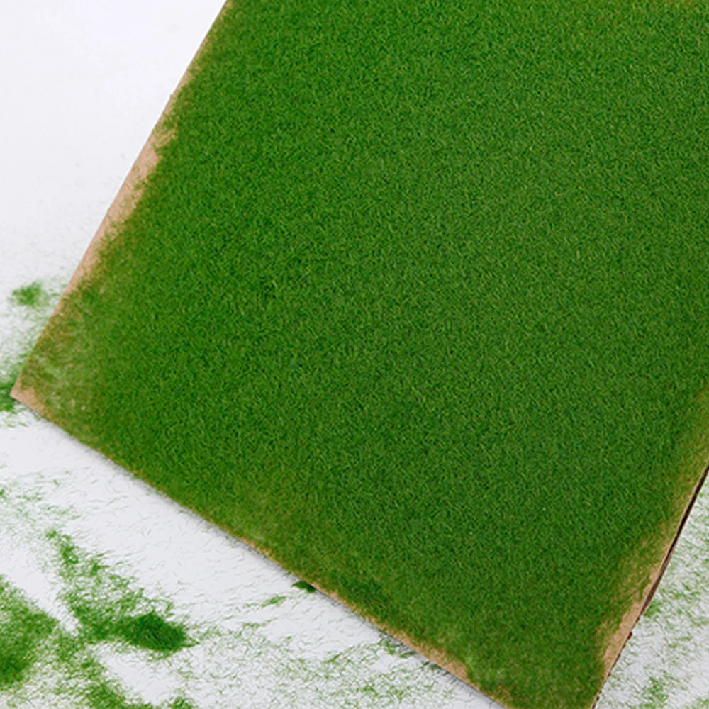5 мм/0,20 дюйма светильник зеленый/темно-зеленый миниатюрная сцена модель Materia увядший зеленый газон флок газон нейлон трава порошок