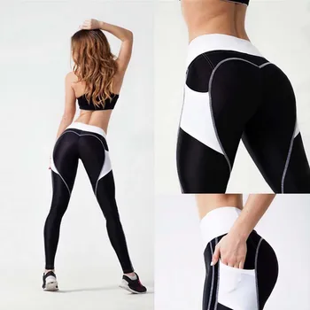 

Sport Leggings Women Yoga Pants Workout Fitness Clothing Jogging Running Pants Gym Tights Stretch Print Sportswear Yoga Leggins
