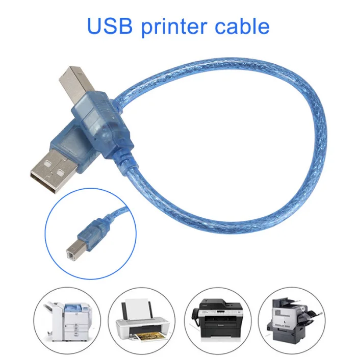 0,3/0,5/1,5/3/5/10 м usb-кабель для принтера Тип «Папа-папа» Тип B Мужской USB2.0 Удлинительный кабель печати AS99