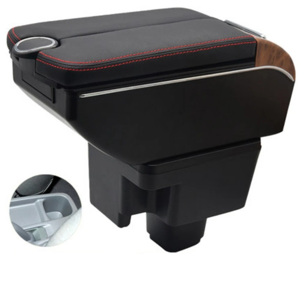 

For Chevrolet Sail Center Console Armrest Box Storage Elbow Rest Arm with Phone Charging USB Interface Cup Holder