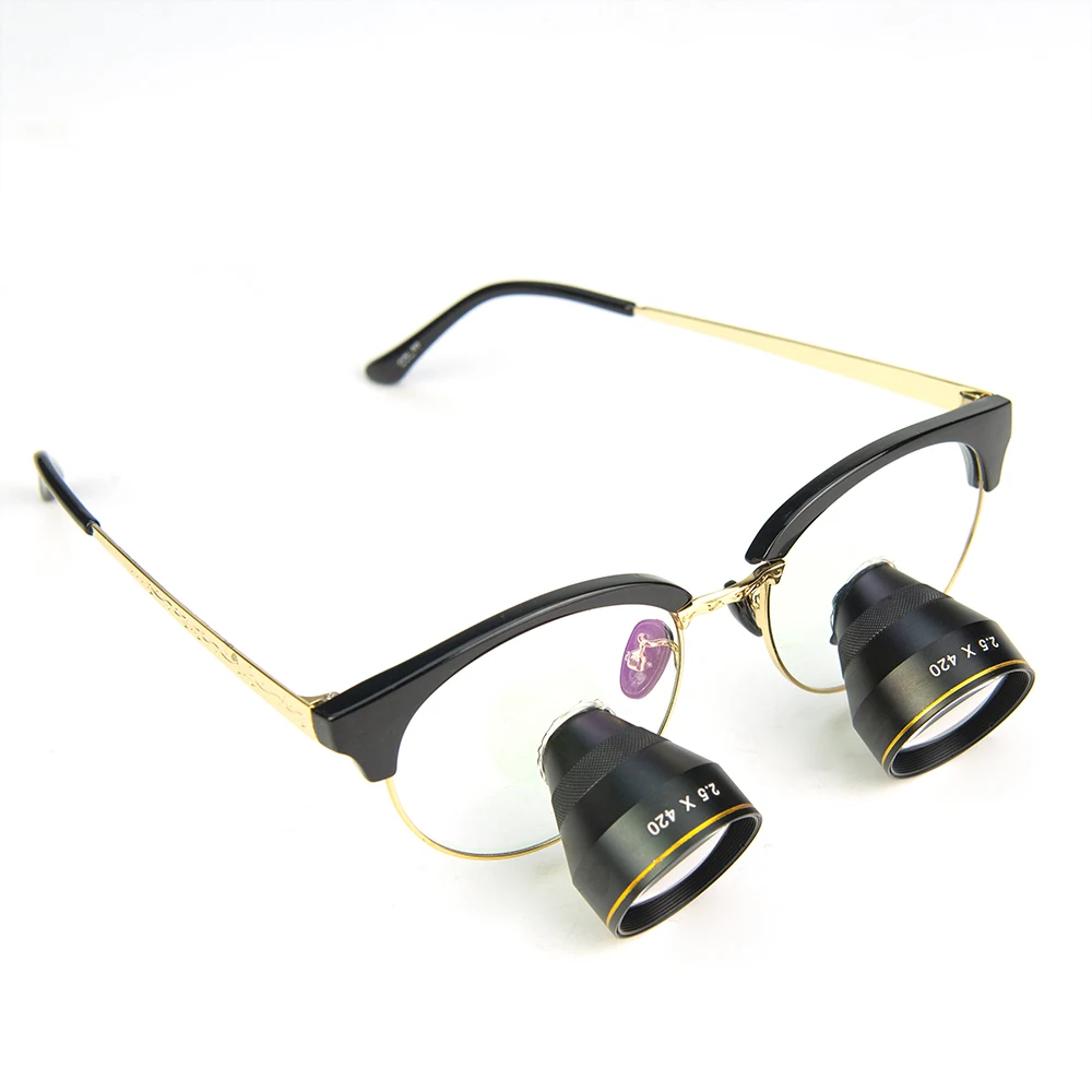 2.5x双眼鏡,歯科用眼鏡,防滴手術療法,手拡大鏡,長距離作業距離|Magnifiers| - AliExpress