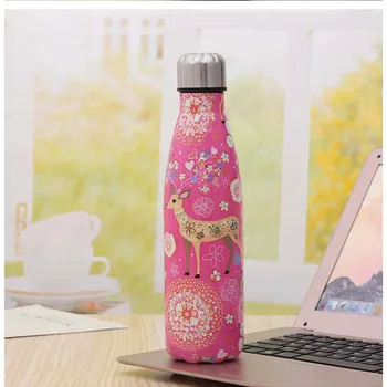 

500ML Thermos Bottle Insulated Stainless Steel Water Beer Coffee Drink Cup Thermos Bottle for Sport Office Bullet Vacuum Flask