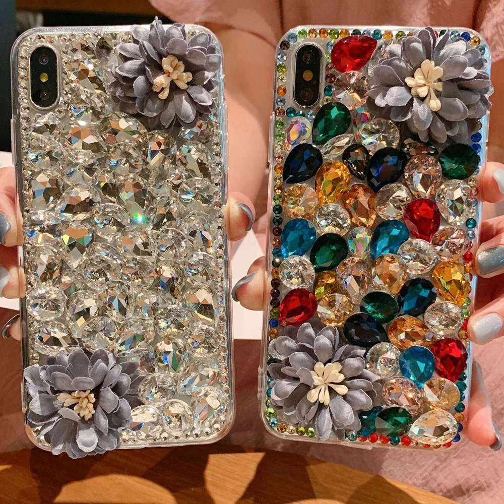 

Sunjolly for Samsung Galaxy A02S Case A20 A30 A20E A50 A40 A70 A70S A60 A80 A90 A12 A10S A20S Phone Case Diamond Cover coque