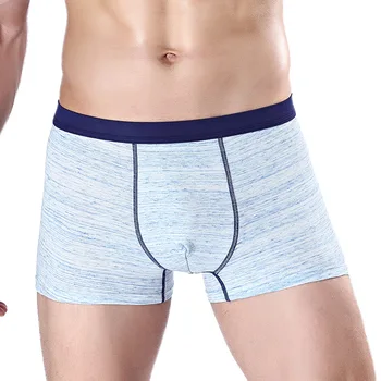 

Cotton Underwear Men Cotton Type Blended U Convex MEN'S Underwear Wholesale Solid Seemless Boxers Large Size Wholesale