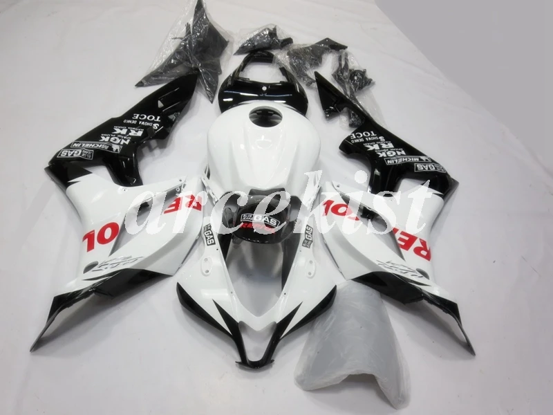 Мотоцикл литья под давлением обтекатель Подходит для Honda CBR600RR CBR 600RR F5 2007 2008 CBR 600 RR CBR600 07 08 Обтекатели белый