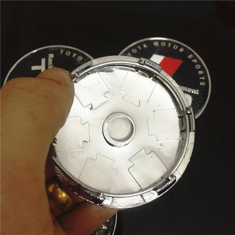 

Applicable Wheel Hub Cover Labeling Modified TRD Wheel Hub Standard Metal Wheel Hub Stickers Car Wheel Cap Standard 60 Size Whol
